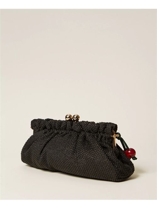 Borsa clutch in rafia con charm TWINSET | 261 TD8280/00006